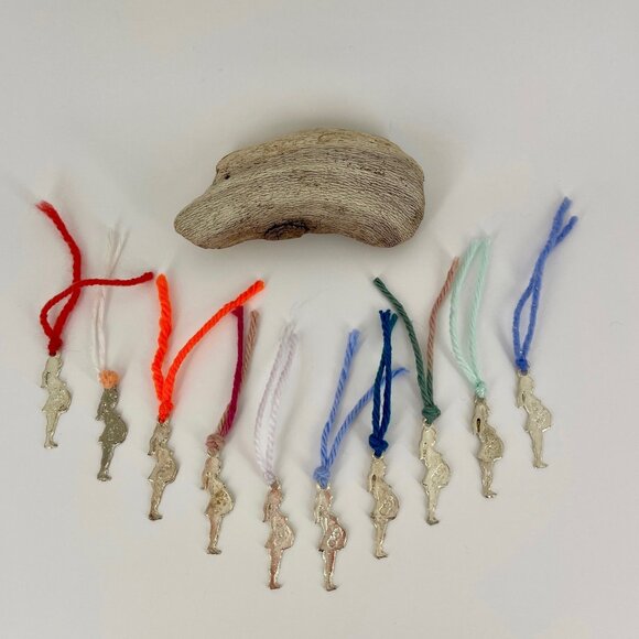 PREGNANCY MILAGRO . CHARM EX VOTO OFFERING . PREGNANT LADY WITH BABY BELLY . - Picture 12 of 16